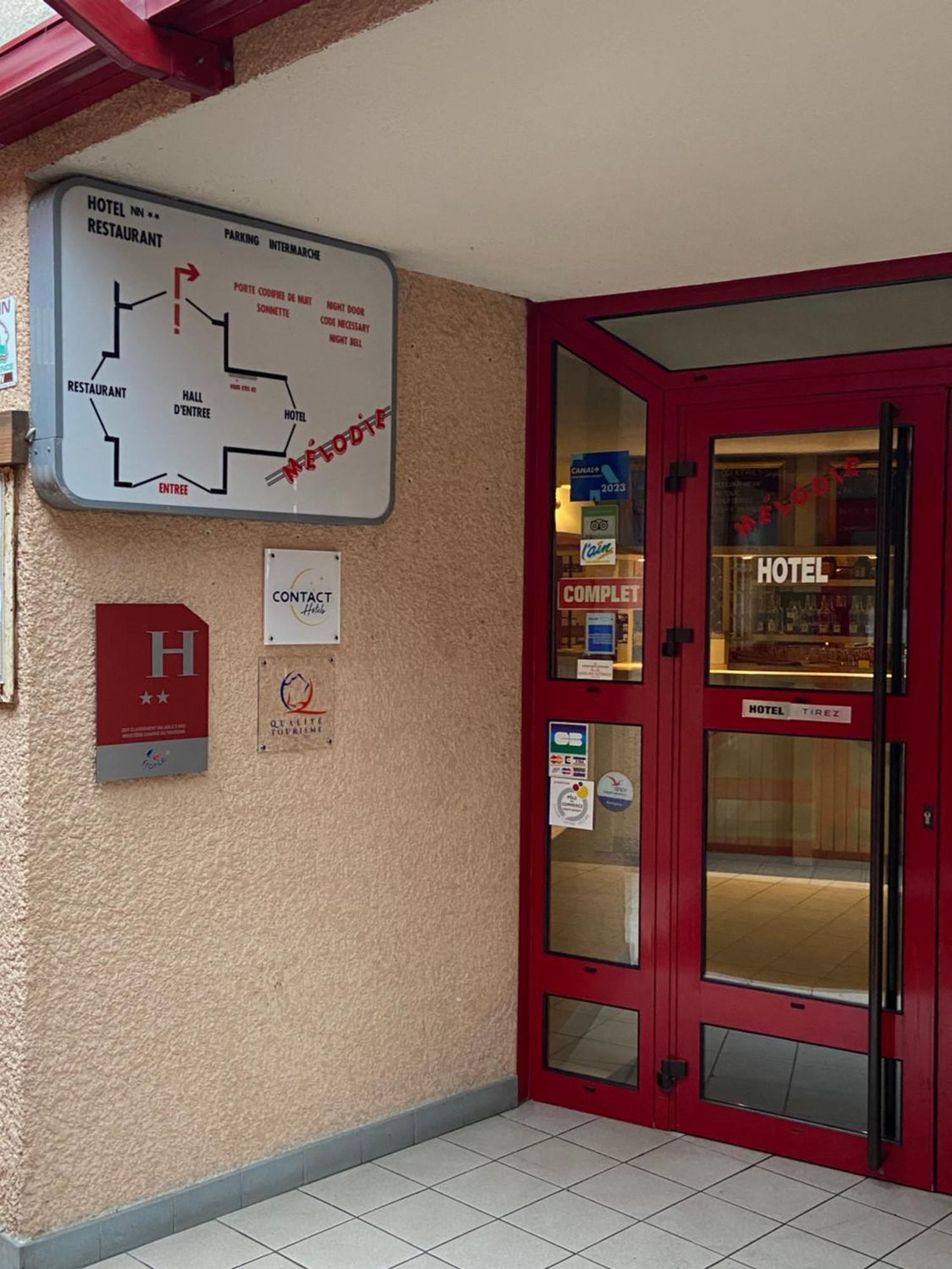 Hotel Melodie Bellignat Exterior foto